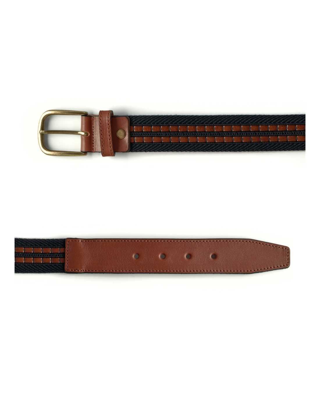 Cintura In Pelle Bourbon, Cintura Da Uomo In Bisonte Americano - Foto 5