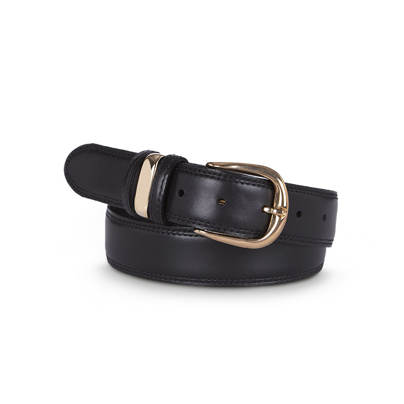 Nappa Belt with gold Buckle and Pin
